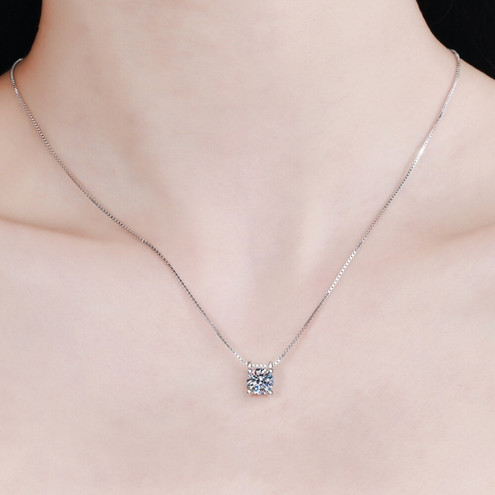 1 Carat Moissanite Necklace - Picture 5 of 5